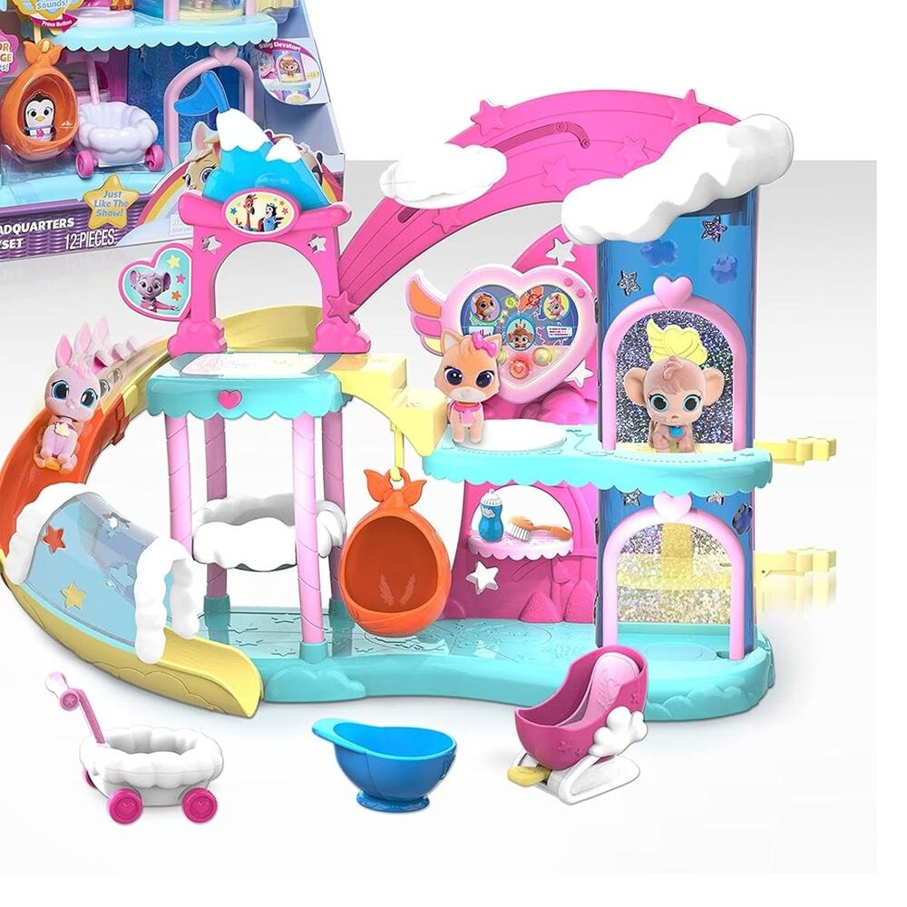 Disney Jr T.O.T.S. Nursery Headquarters Playset, 12 Pieces NWT
